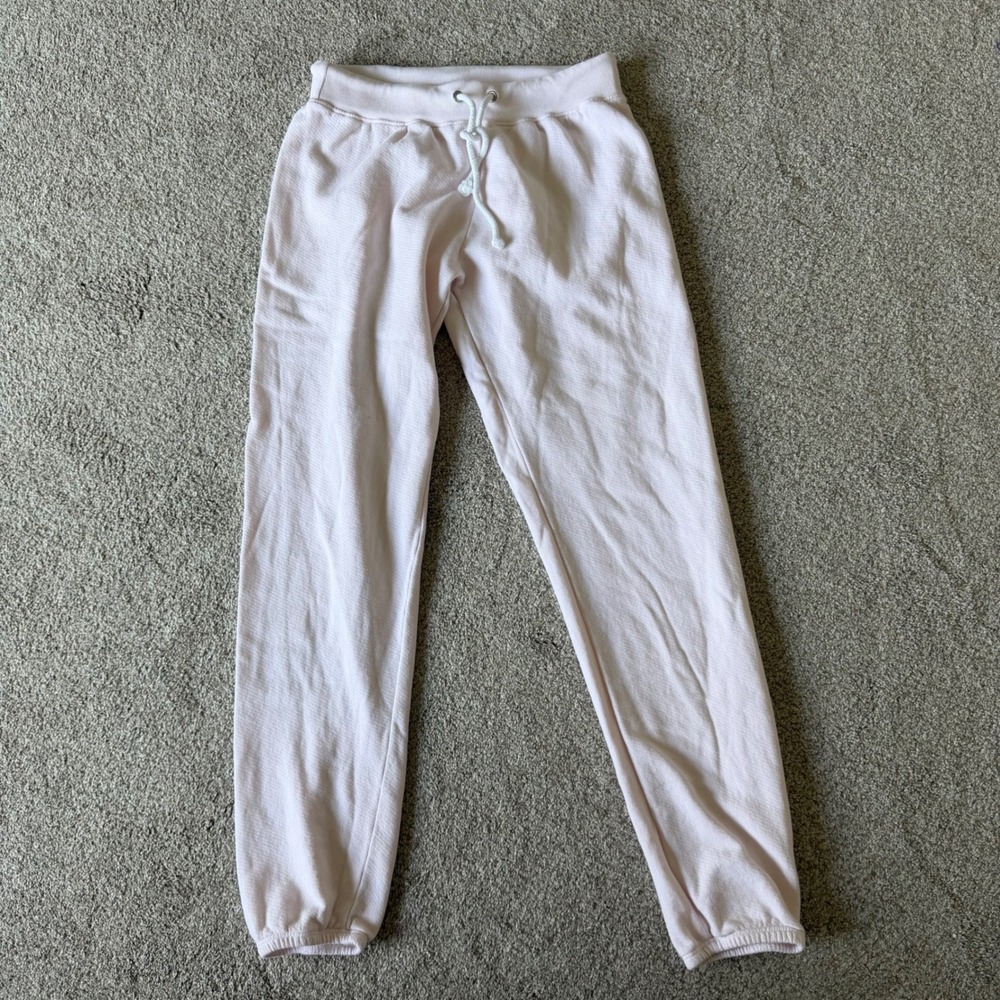 Perfect White Tee Freddie Joggers S 100% Cotton Rose Quartz NEW $130